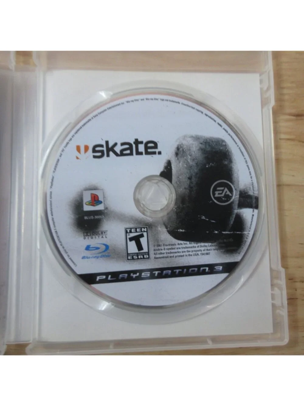 Skate Sony PlayStation 3 CIB Complete w/ Manual 2007 PS3